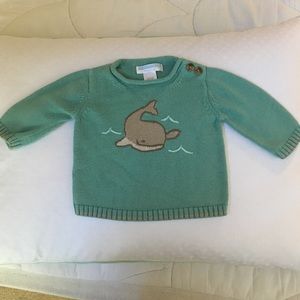 Janie and Jack whale sweater